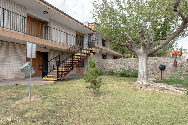 a view of city from balcony