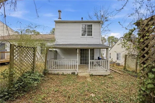 front view of a house with a porch