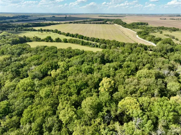 an aerial view of beach and ocean