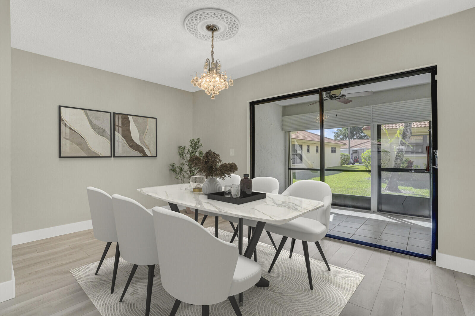 4500 Pandanus Tree Road, Unit A Boynton Beach, FL 33436 - Photo 8 of 36 Staged - Dining Area
