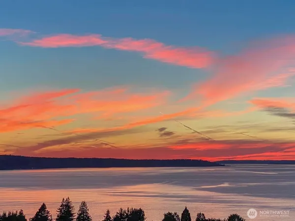 a view of sunset