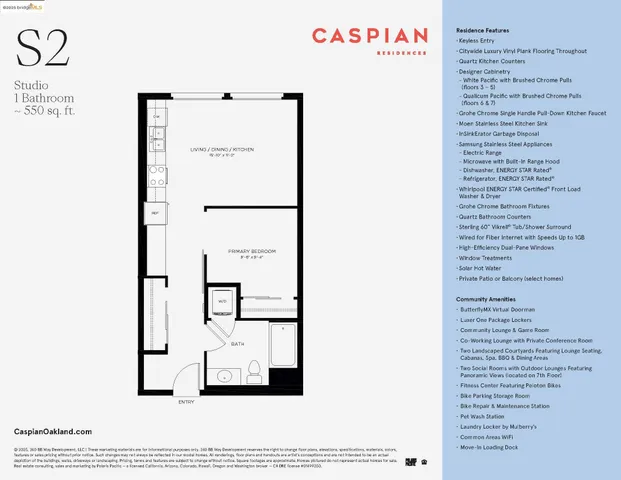 $349,000 | 260 Brooklyn Basin Way, Unit 550, Oakland, CA 94606
