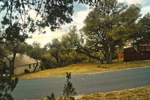 a view of outdoor space and trees