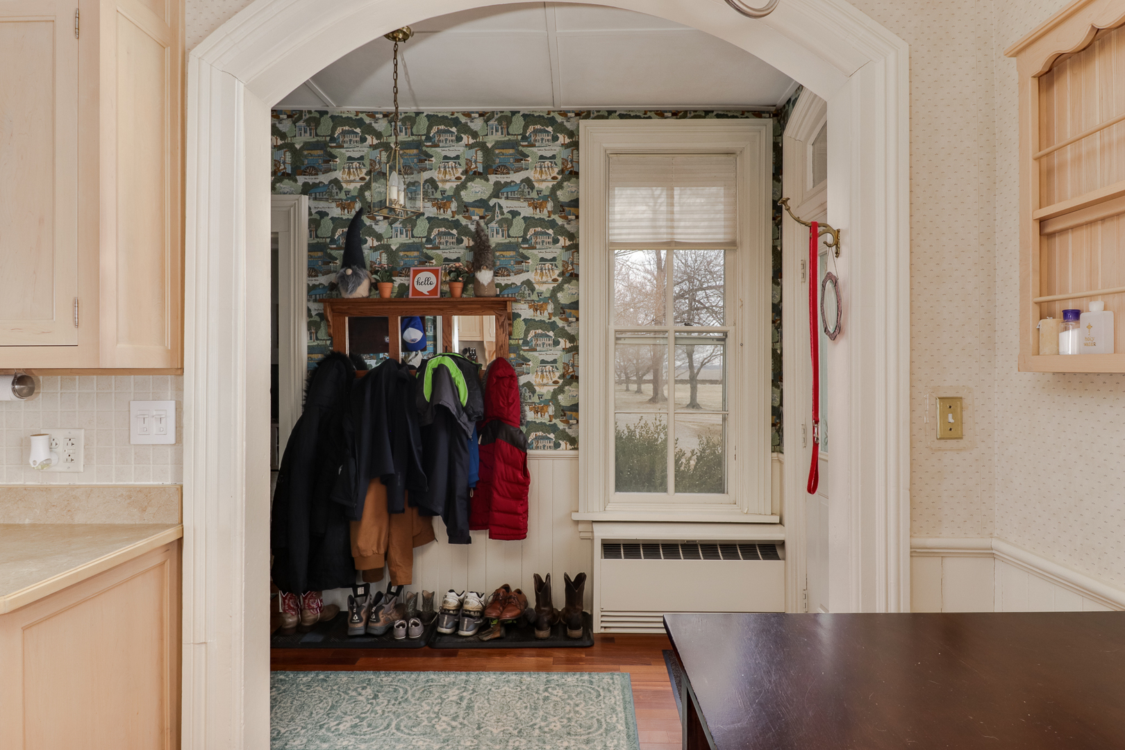367 Horner Road Armington, IL 61721 - Photo 23 of 50 a view of a entryway with furniture and chandelier