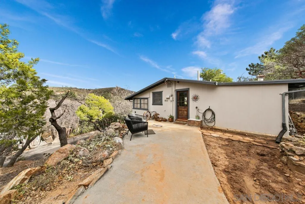 813 Pine Cone Drive Julian, CA 92036 - Photo 5 of 39 a view of a house with backyard