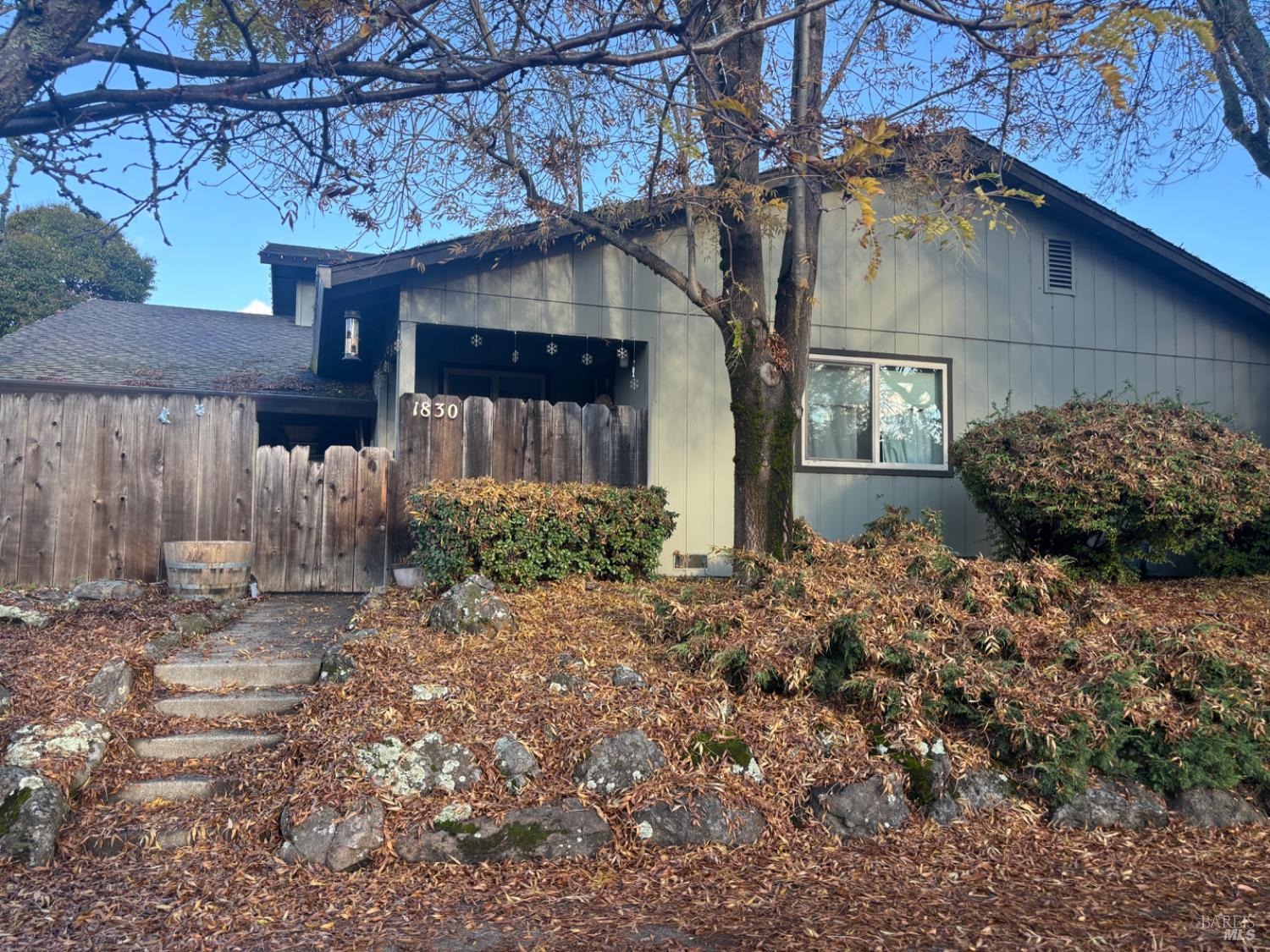 1830 Mission Boulevard Santa Rosa, CA 95409 - Photo 17 of 17 a front view of a house with a yard