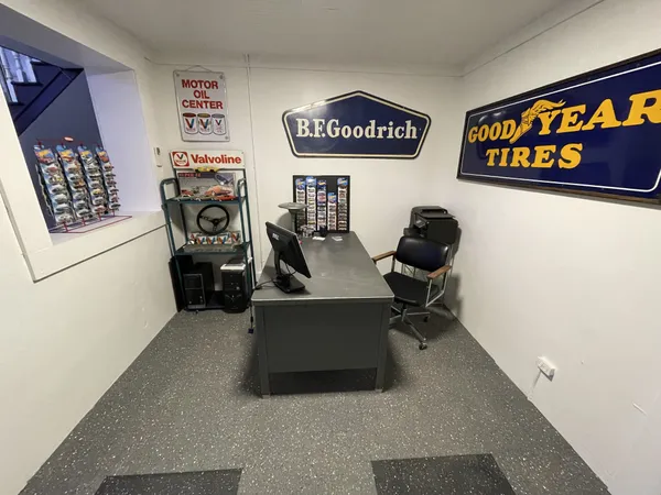 a view of water heater room