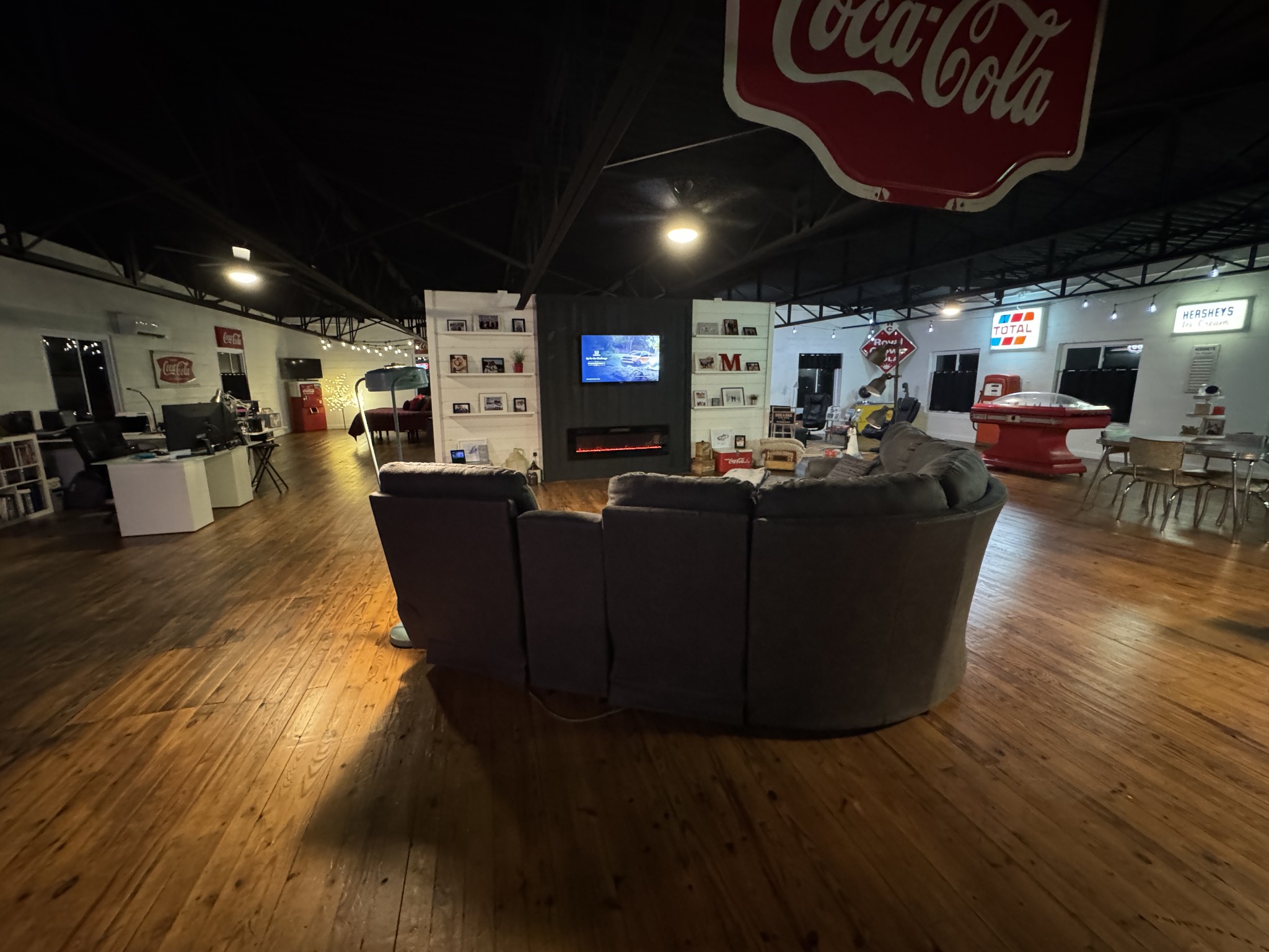 808 North 1st Street Pulaski, TN 38478 - Photo 47 of 77 a living room with furniture and a flat screen tv