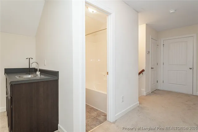 a view of an empty room