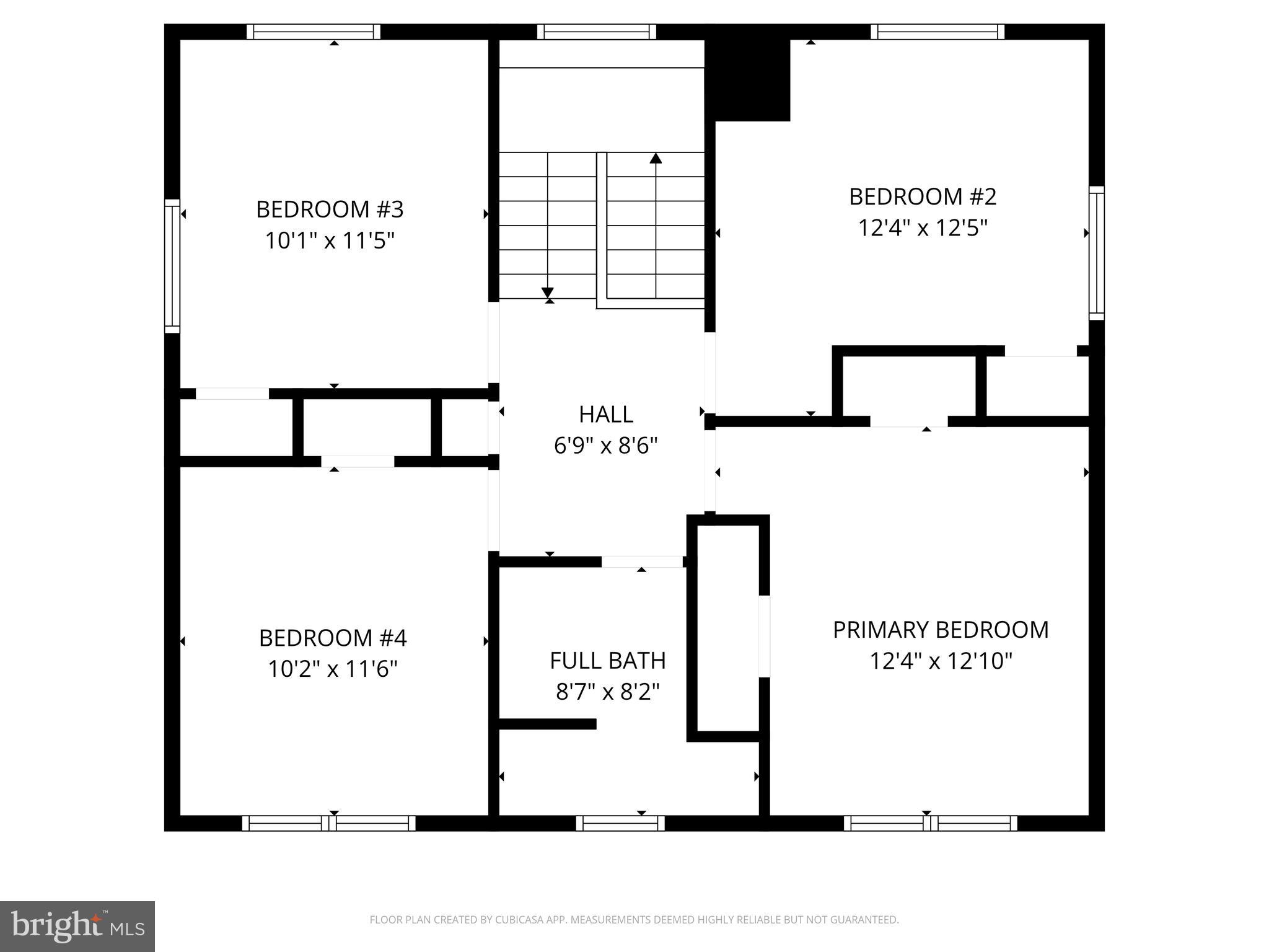 117 West Village Road Elkton, MD 21921 - Photo 4 of 7 Second Floor Layout