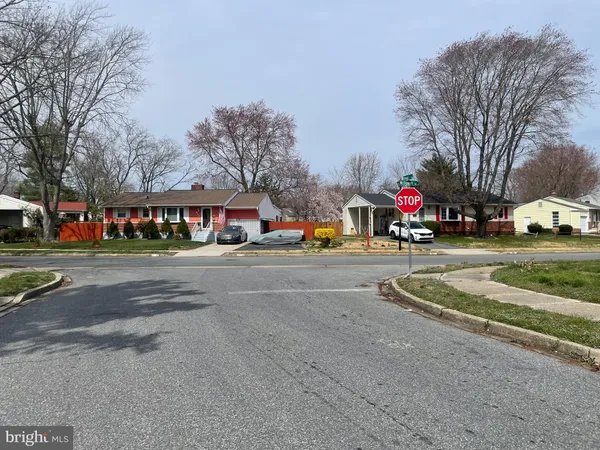 a view of street with houses