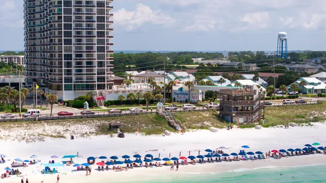 a view of an ocean from a balcony