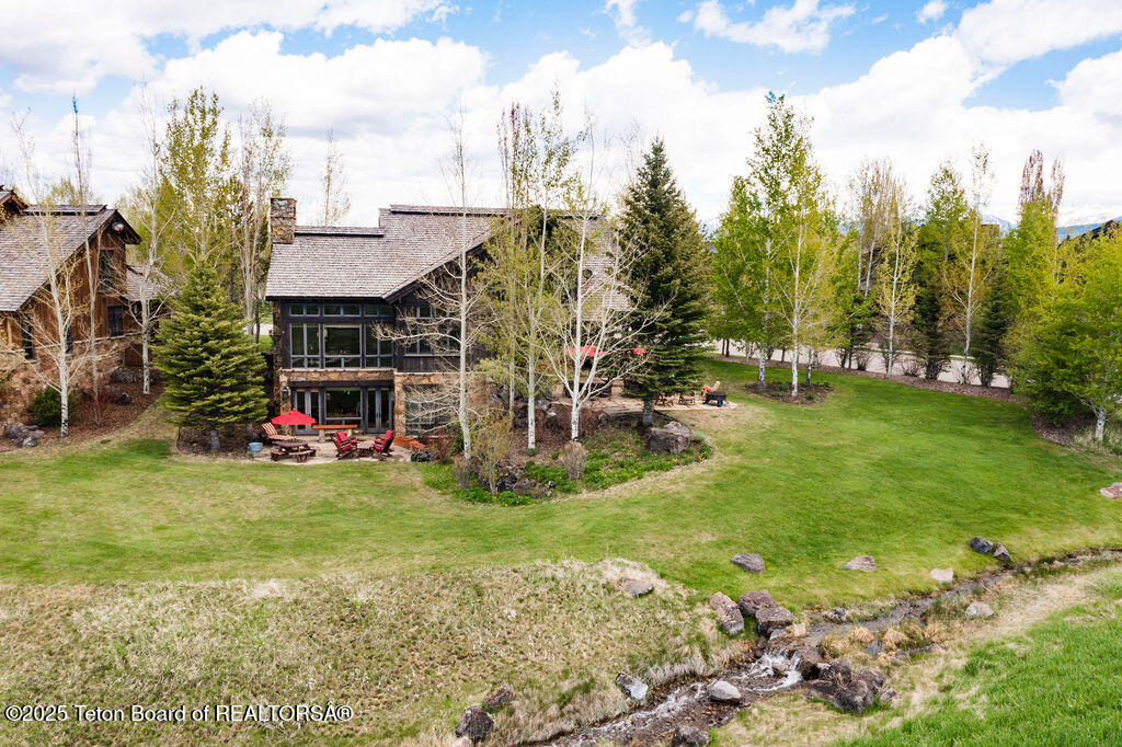 380 Cottongrass Road Driggs, ID 83422 - Photo 23 of 41 Back yard with creek