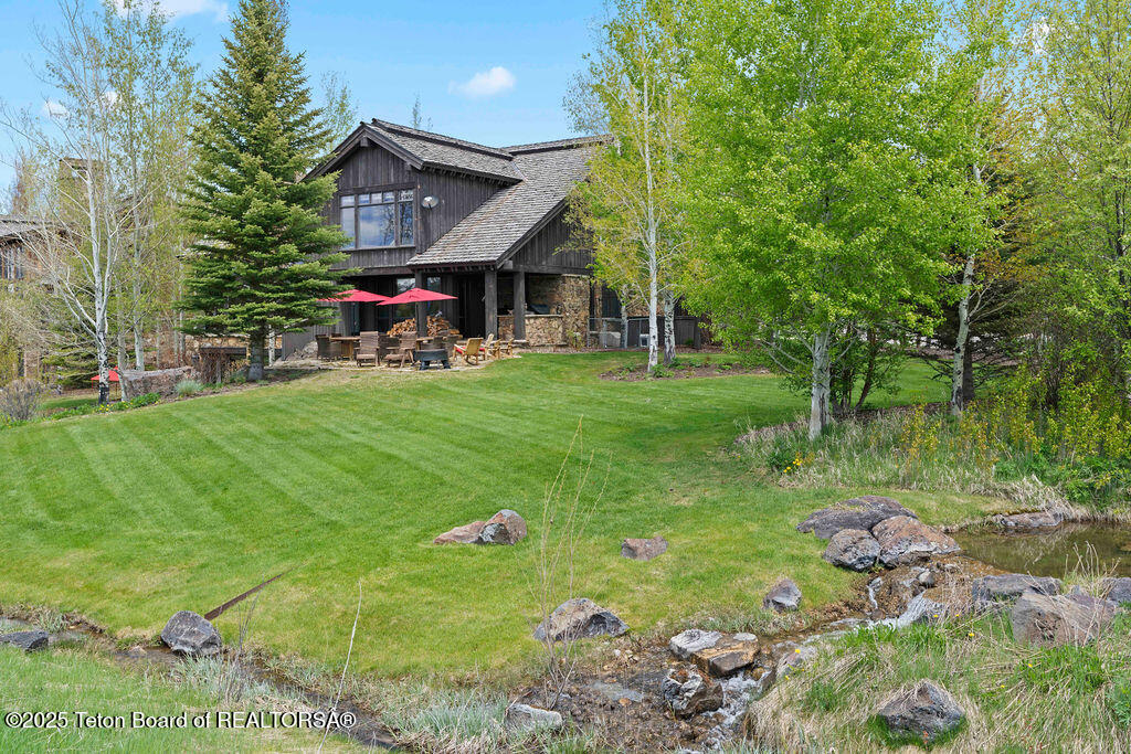 380 Cottongrass Road Driggs, ID 83422 - Photo 35 of 41 Creek and Yard