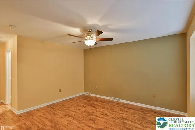 a view of a livingroom with a staircase