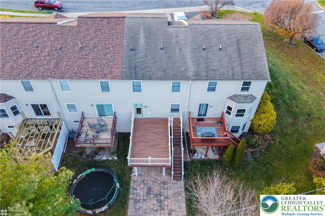1302 Adams Street Northampton, PA 18067 - Photo 53 of 57 an aerial view of a house with garden space and sitting area