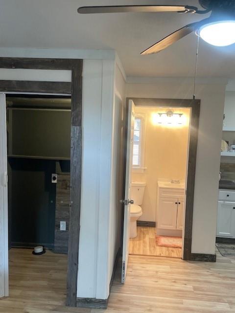 311 Southwest 6th Street Kerens, TX 75144 - Photo 22 of 24 a view of a kitchen from the hallway