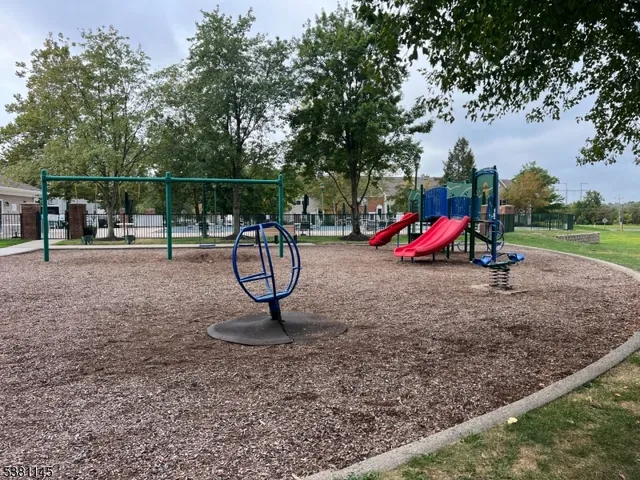 a view of outdoor space with trampoline