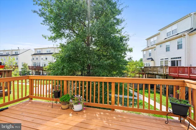 a view of a two chairs on the deck