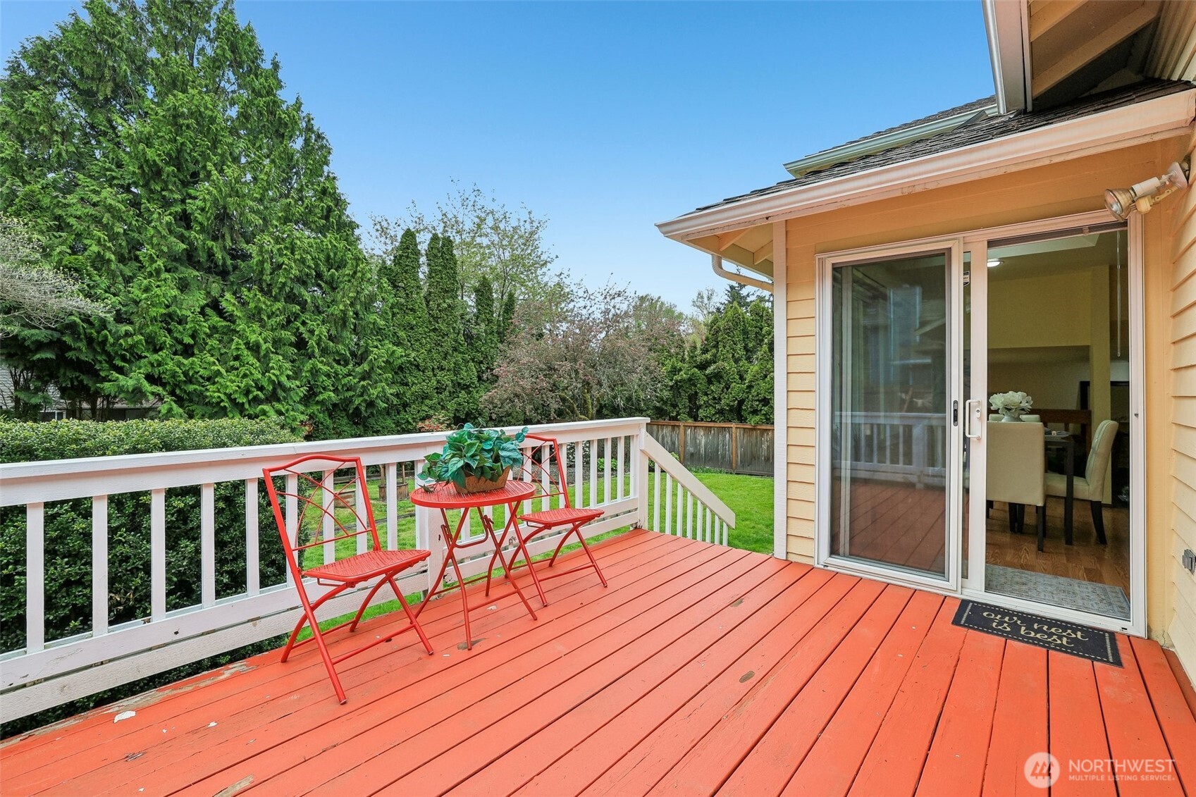 15601 160th Court Southeast Renton, WA 98058 - Photo 18 of 19 a view of balcony with deck and wooden floor