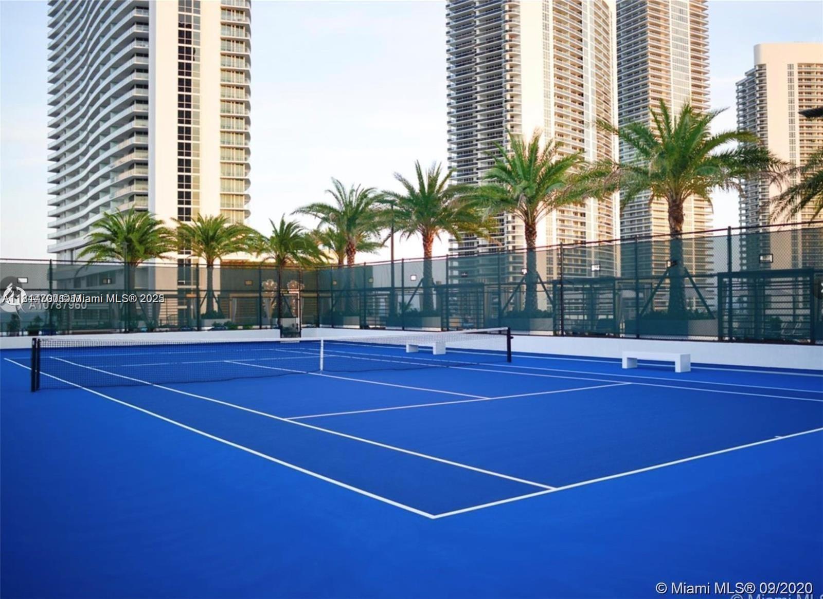 4010 South Ocean Drive, Unit R1905 Hollywood, FL 33019 - Photo 48 of 84 a view of a tennis court