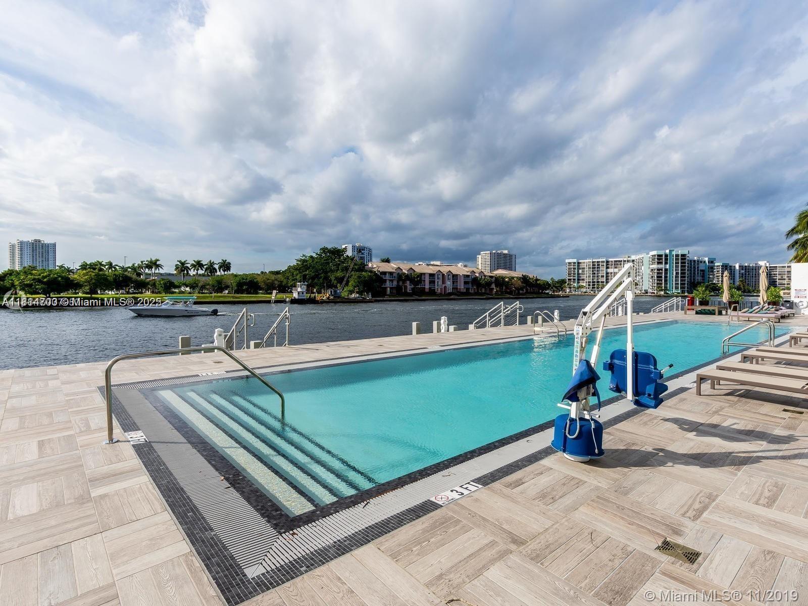 4010 South Ocean Drive, Unit R1905 Hollywood, FL 33019 - Photo 71 of 84 a view of a terrace with chairs