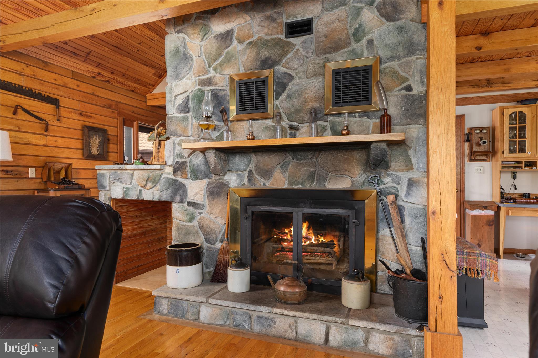 272 Buster Brown Drive Rio, WV 26755 - Photo 18 of 113 Wood Fireplace w/wood conveyor system