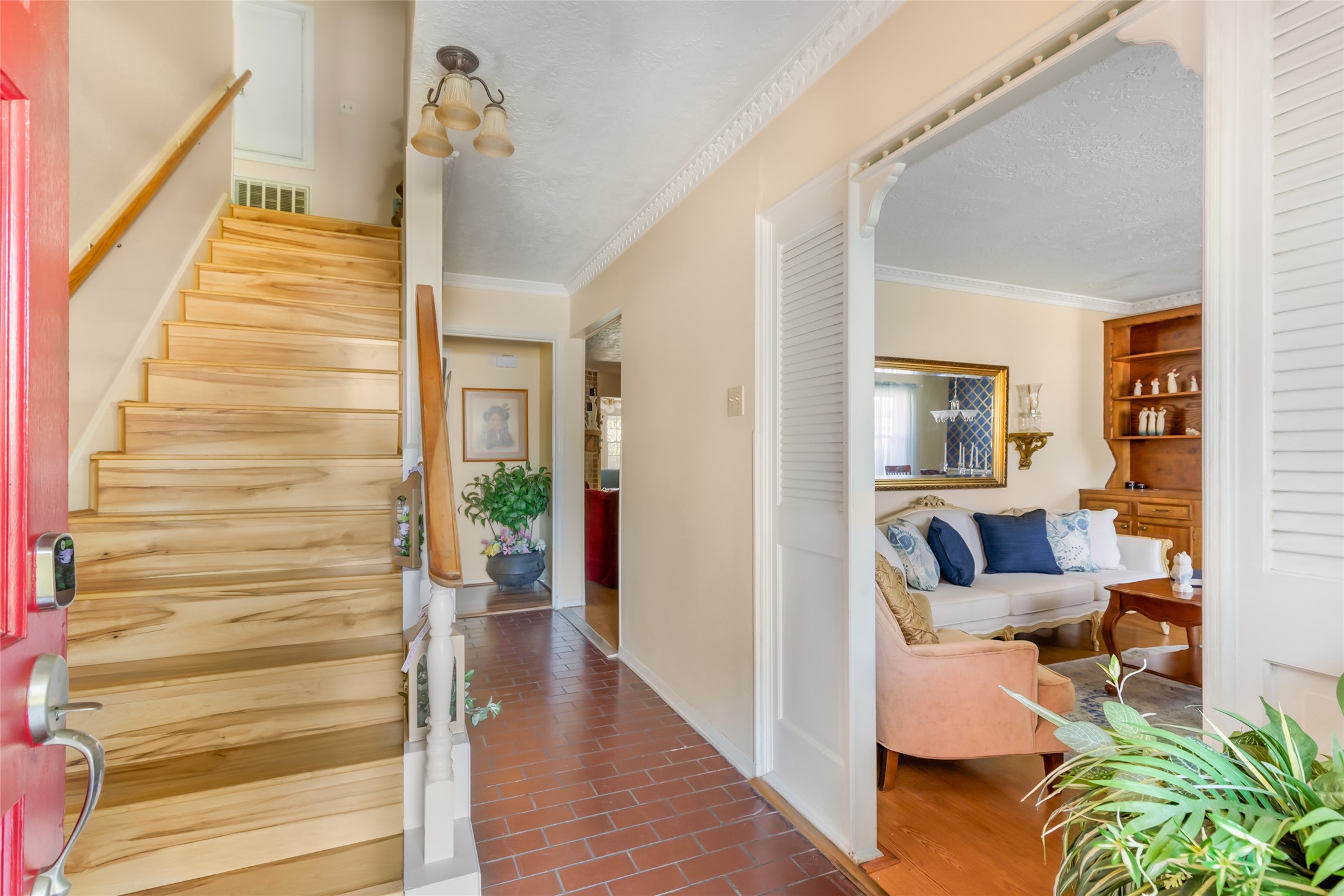 14510 Foxford Way Houston, TX 77015 - Photo 5 of 37 a living room with furniture and a fireplace