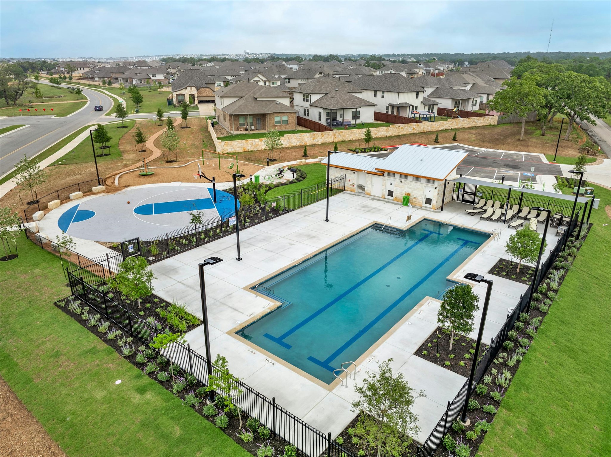 437 Rusk Bluff Avenue Leander, TX 78641 - Photo 21 of 22 Second swimming pool - second amenity area for residents only.