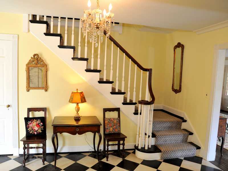 235 North Maple Avenue Greenwich, CT 06830 - Photo 3 of 19 a view of entryway and hall with wooden floor
