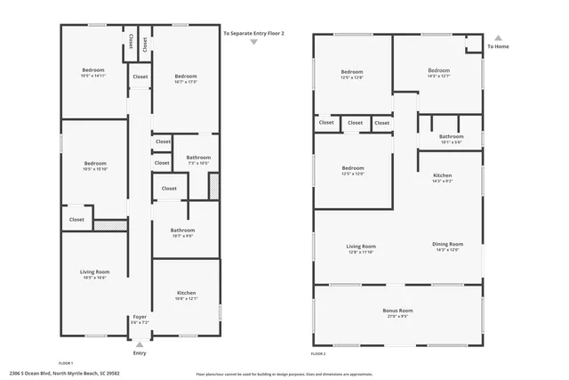 $1,350,000 | 2306 South Ocean Boulevard, North Myrtle Beach, SC 29582