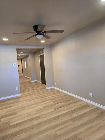 a view of an empty room