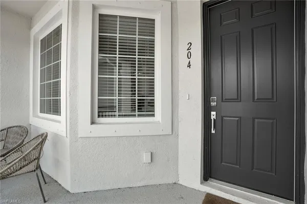 a view of front door