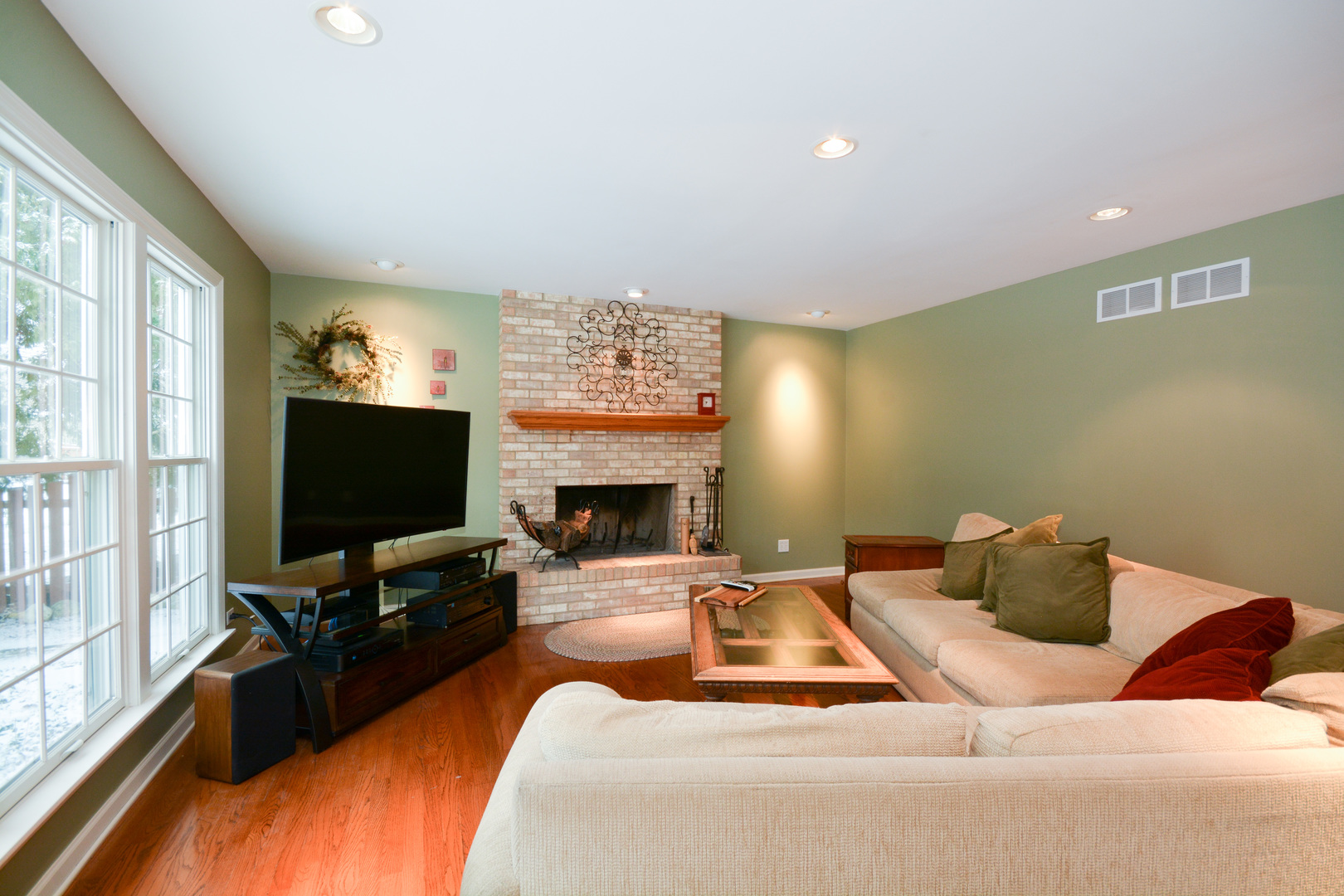 26W564 Jewell Road Winfield, IL 60190 - Photo 9 of 40 a bedroom with furniture and a flat screen tv