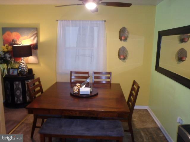 810 Beards Hill Road Aberdeen, MD 21001 - Photo 5 of 13 DINING ROOM WITH CEILING FAN