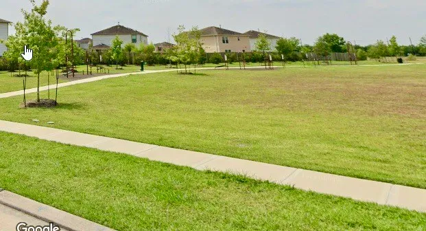 a view of an outdoor space and swimming pool