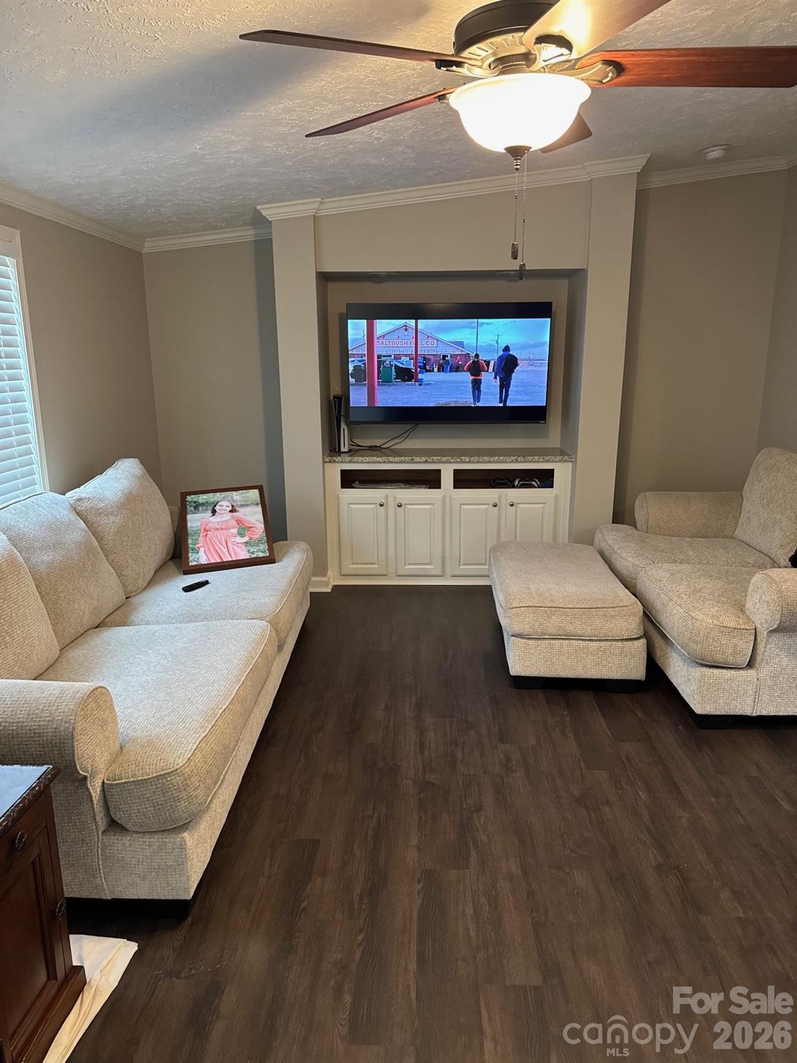 247 Sam Tyson Road Wadesboro, NC 28170 - Photo 3 of 5 a living room with furniture and a flat screen tv