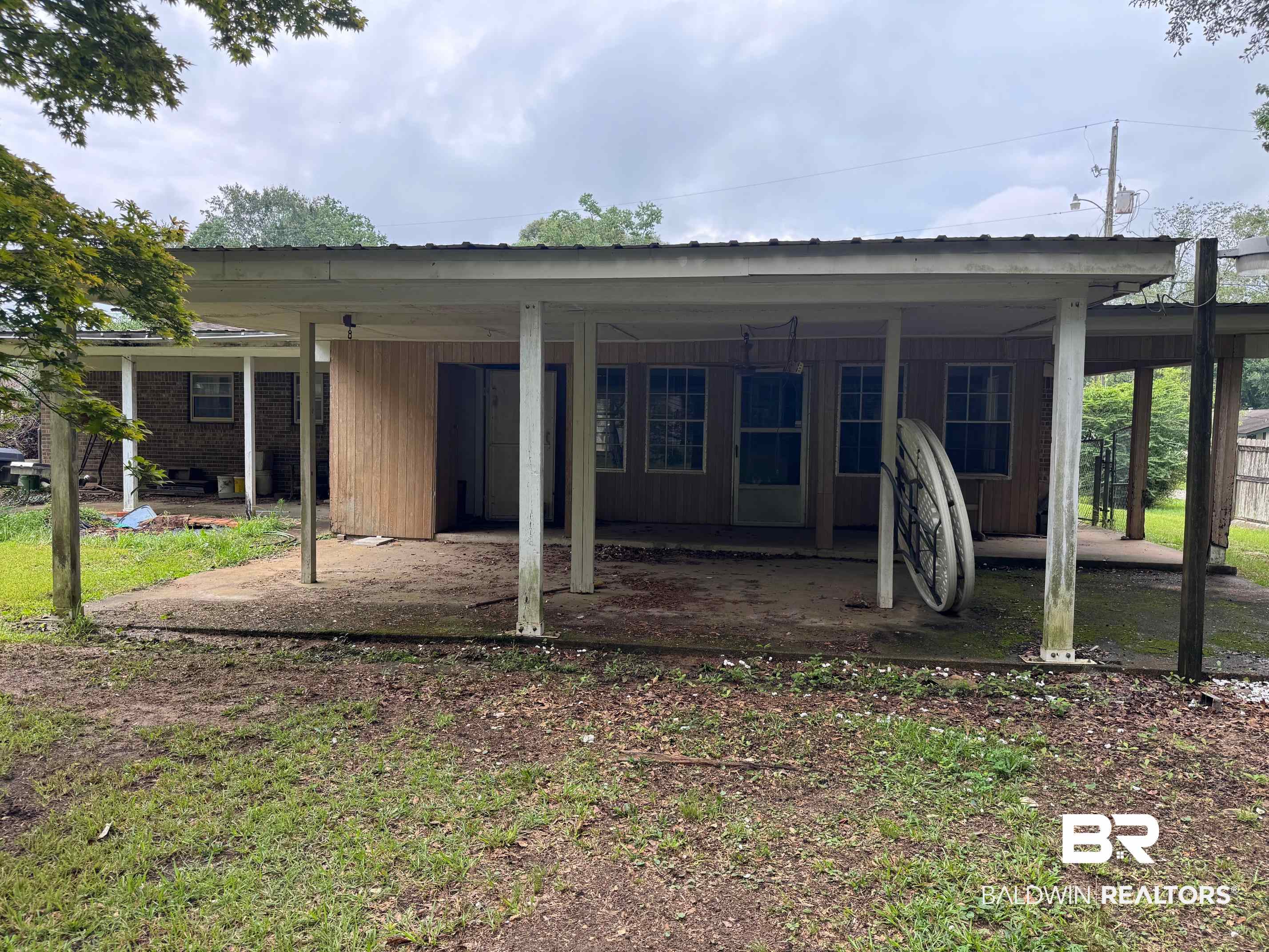 5198 Lancelot Drive Mobile, AL 36619 - Photo 27 of 30 Back of house featuring an attached carport