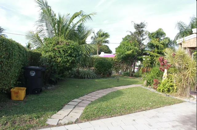 a view of a back yard