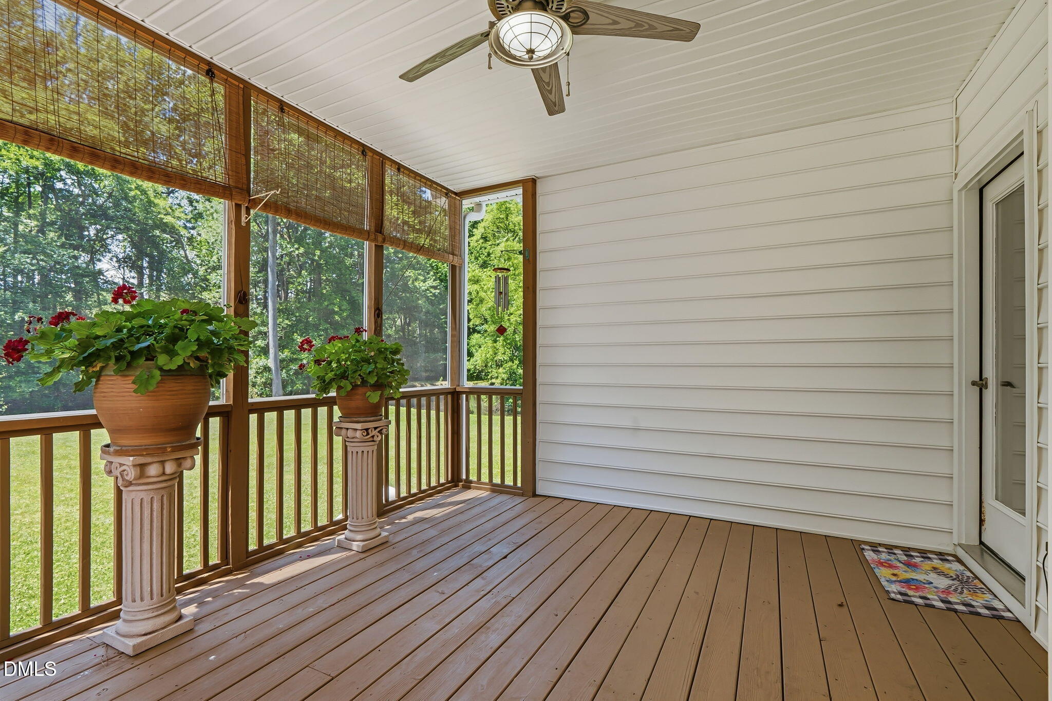 1112 Tyler Farms Drive Raleigh, NC 27603 - Photo 50 of 78 a view of a balcony with wooden floor