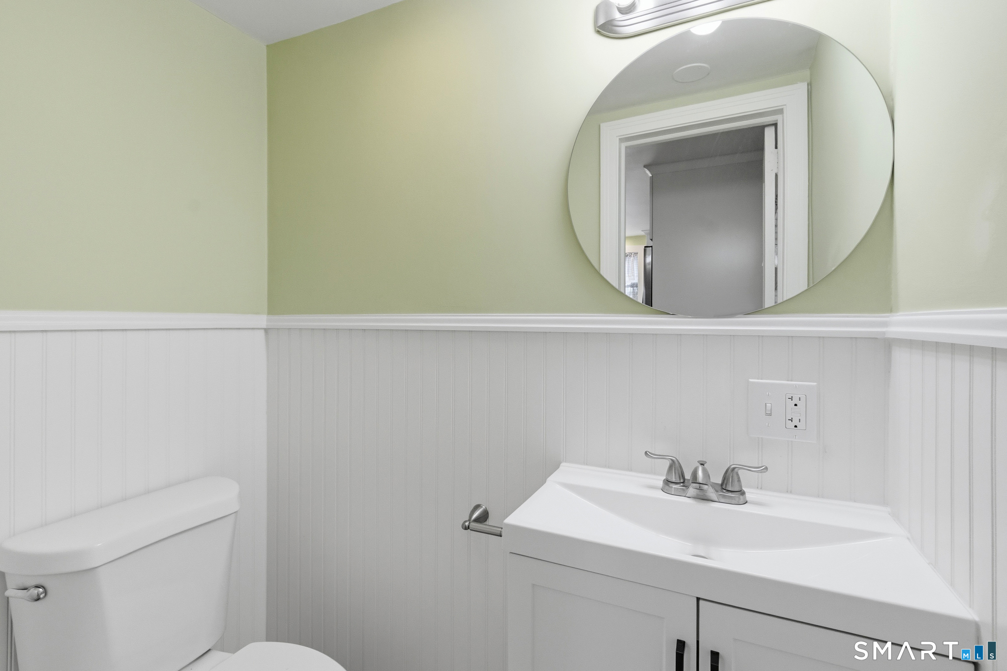 217 East Waterbury Road Naugatuck, CT 06770 - Photo 16 of 38 a bathroom with a sink and a mirror