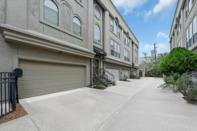a view of a building with a outdoor space