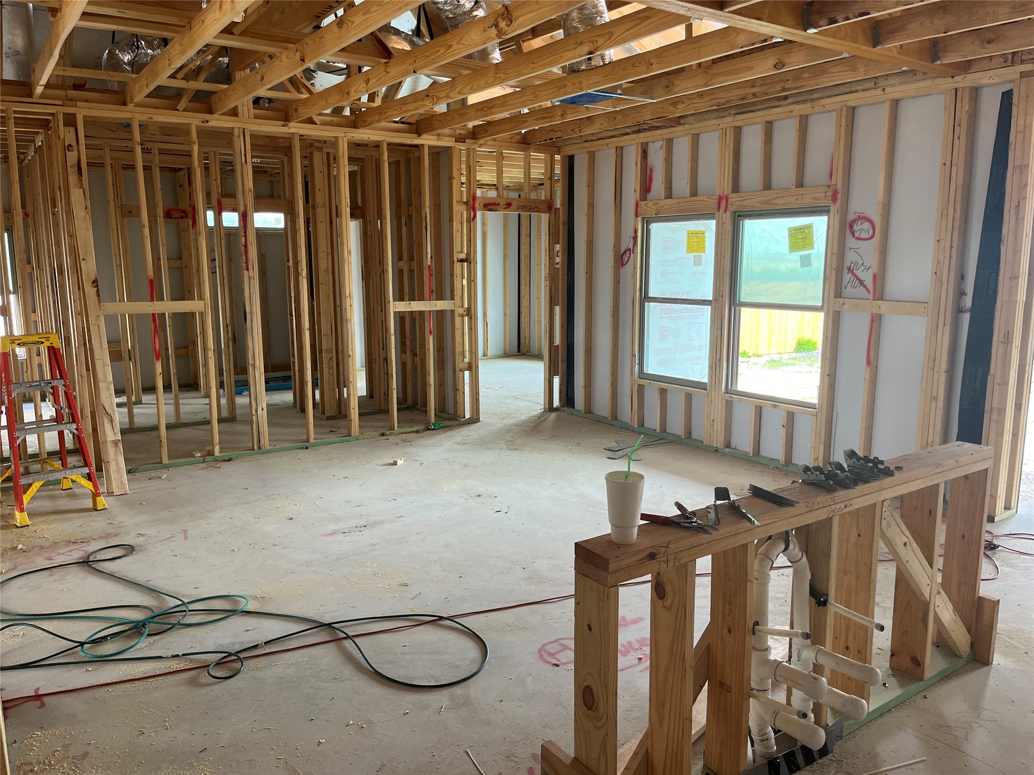 316 Sleep Hollow Jarrell, TX 76537 - Photo 6 of 8 Kitchen to Family Room