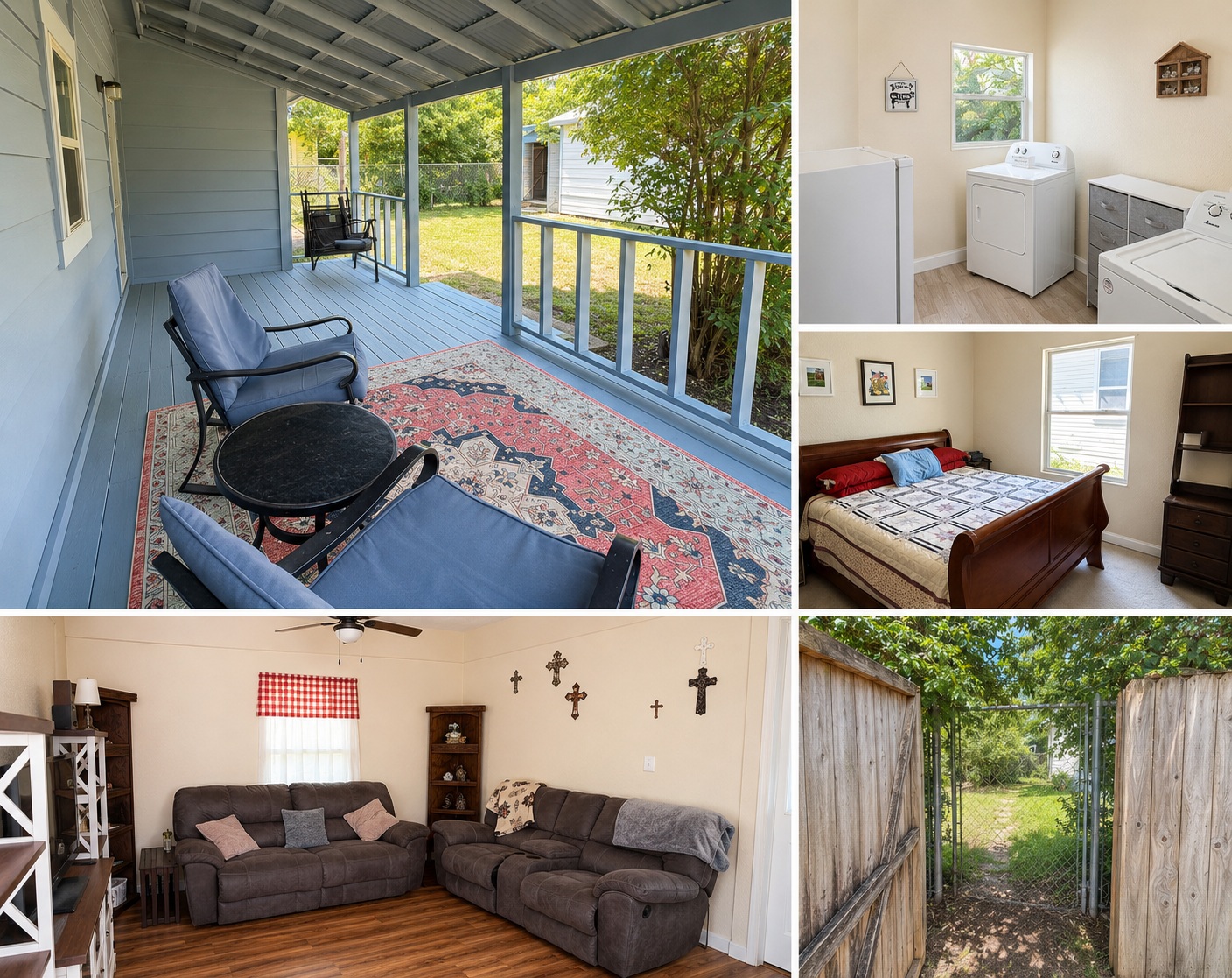 810 North 6th Street Temple, TX 76501 - Photo 6 of 9 Relax on this spacious covered porch, offering tranquil outdoor living and ample space.