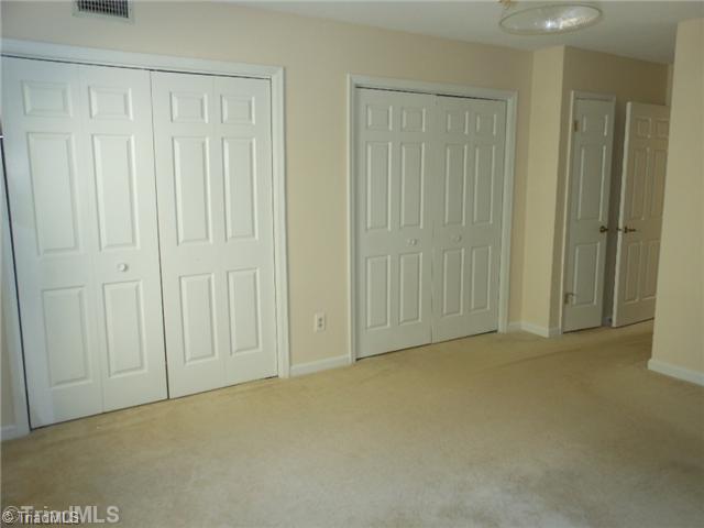 Master Bedroom. The main level master has a private bathroom, double closets and a linen closets.