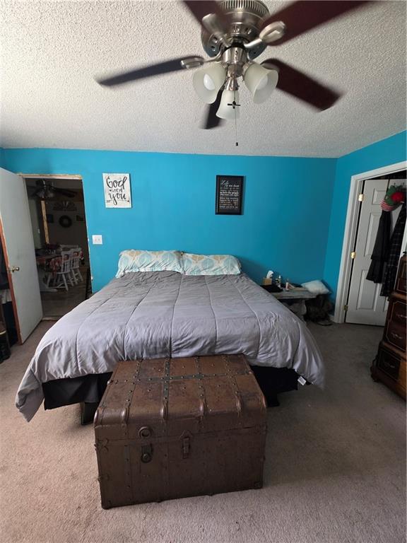 176 Runyon Loop Cedartown, GA 30125 - Photo 14 of 20 a bedroom with a bed and a walk in closet