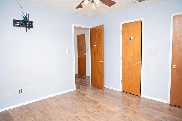 wooden floor in an empty room