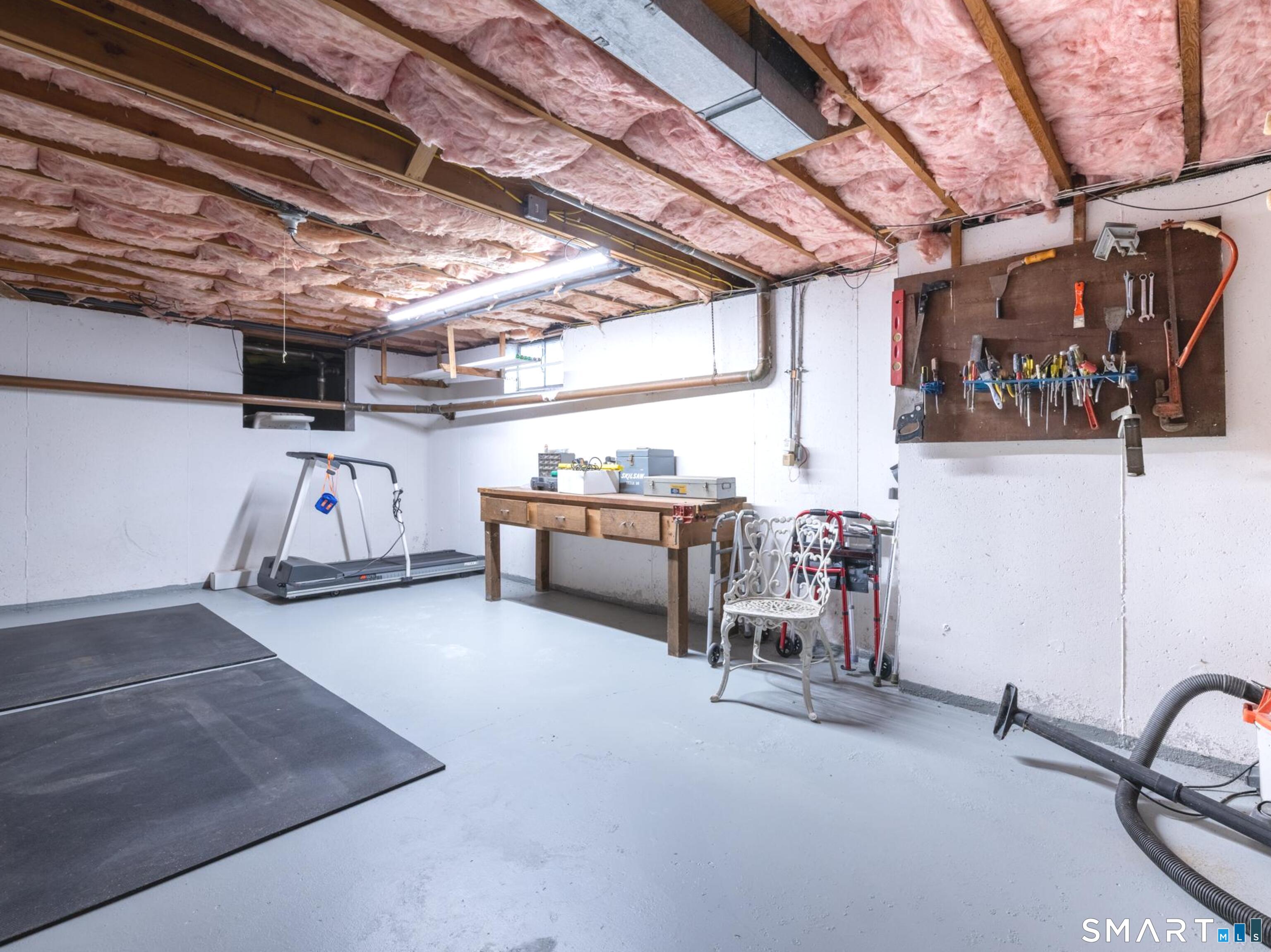 117 Crest Road Middlebury, CT 06762 - Photo 31 of 38 Work bench area in the basement