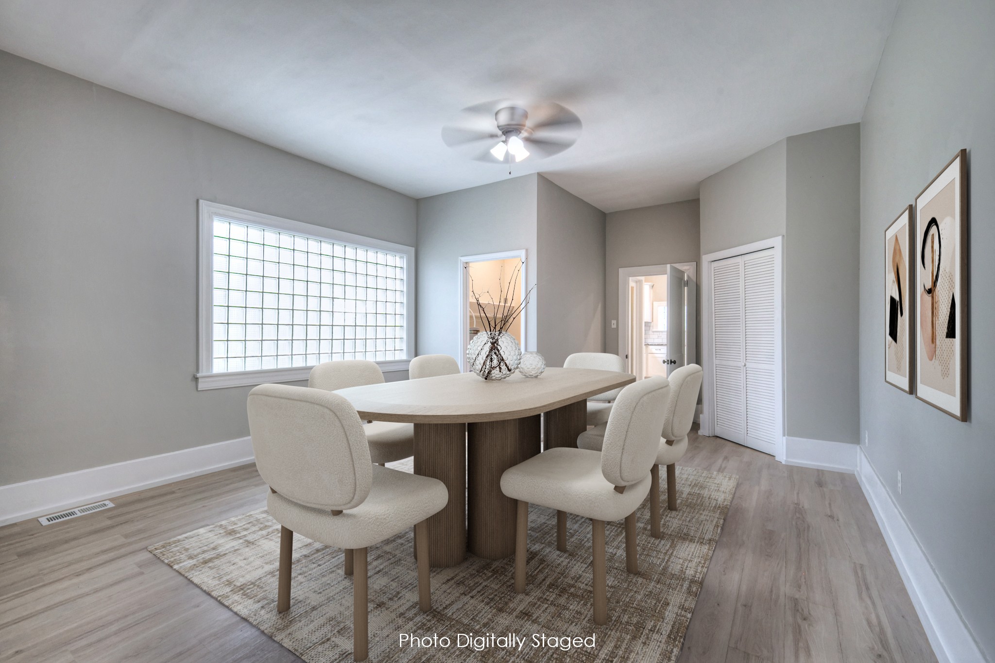 108 Church Street Mount Pleasant, TN 38474 - Photo 3 of 45 a view of a dining room with furniture and wooden floor