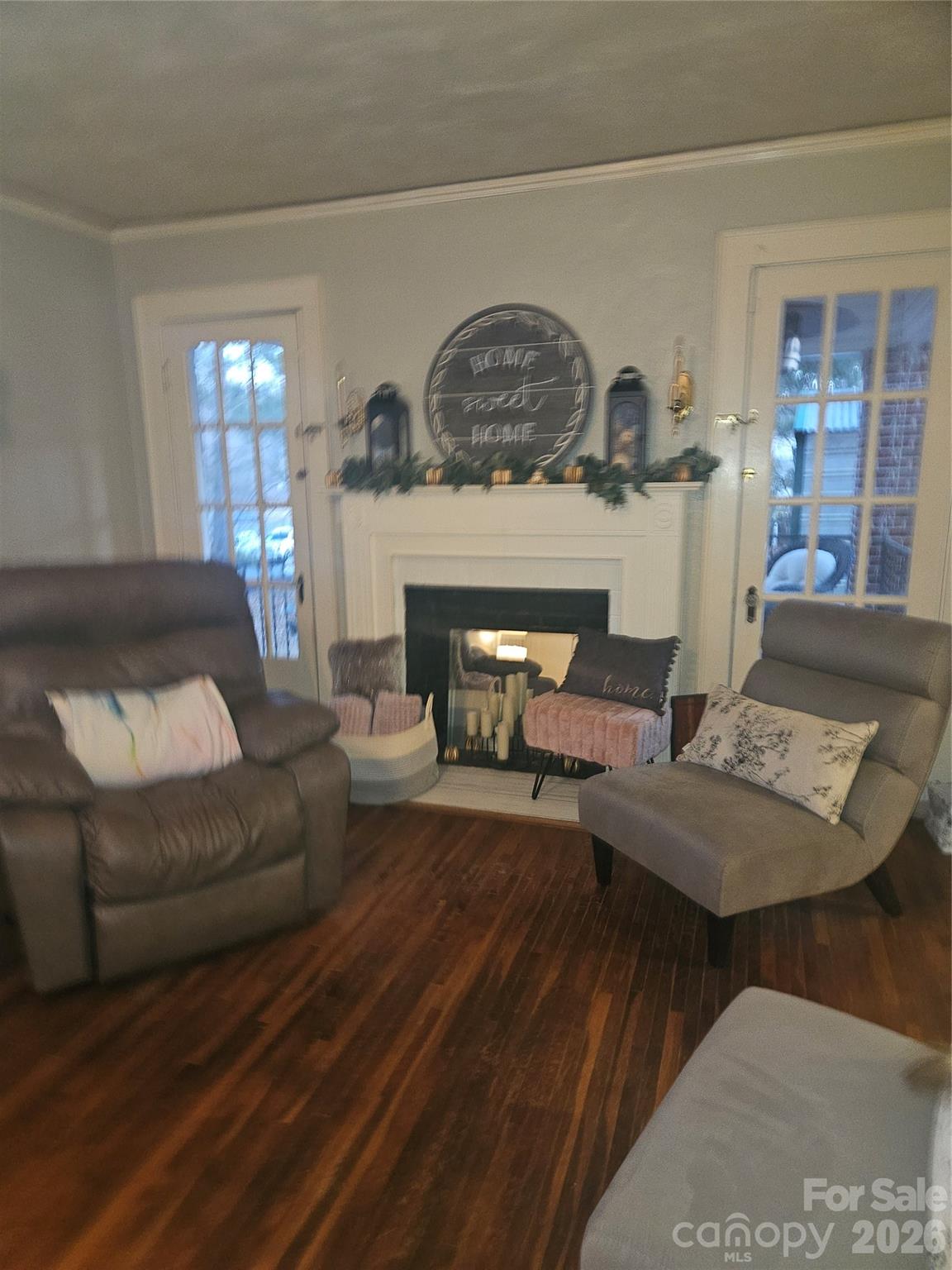 313 Mountain Creek Road Albemarle, NC 28001 - Photo 6 of 23 a living room with furniture and fireplace